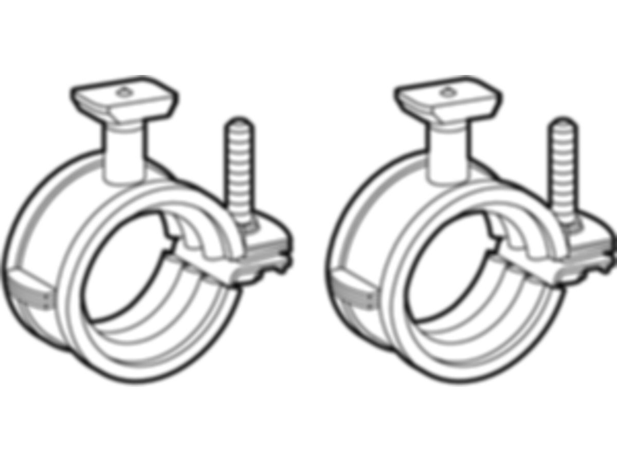 GIS Befestigungs-Set Verteiler gerade