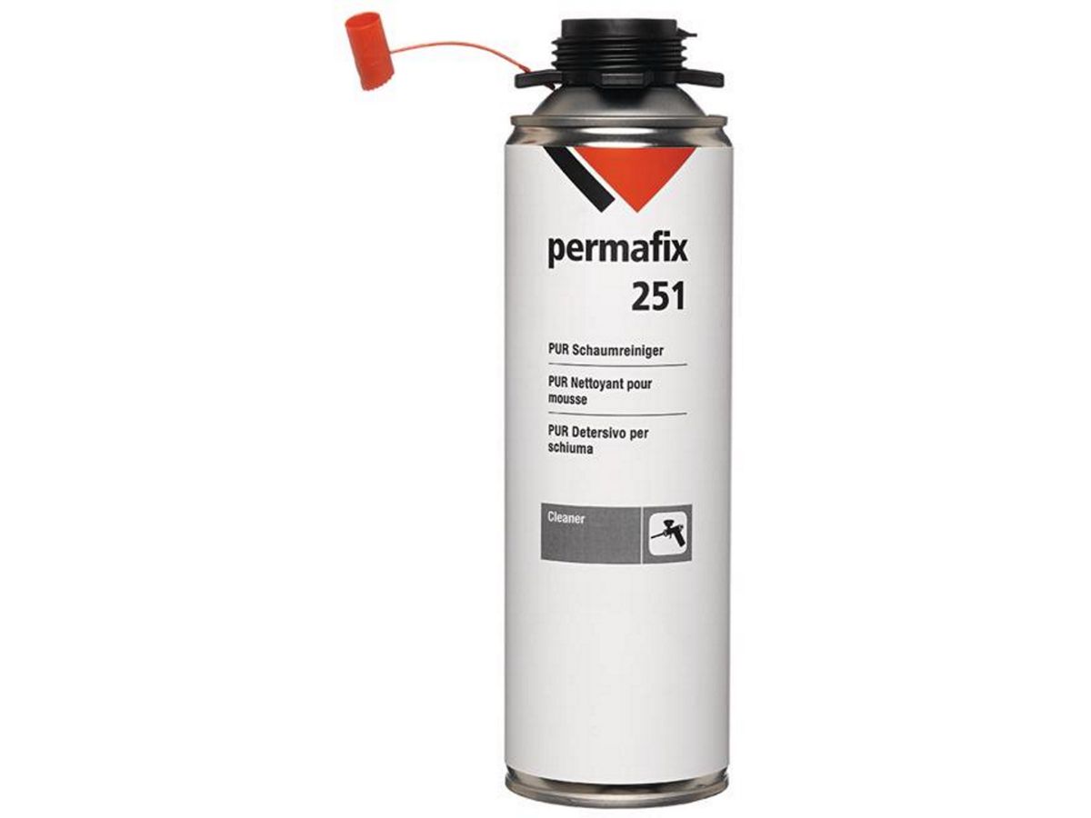 Permafix 251 PUR-Schaumreiniger, 500 ml - zum Sprühen mit Düse oder aufschrauben