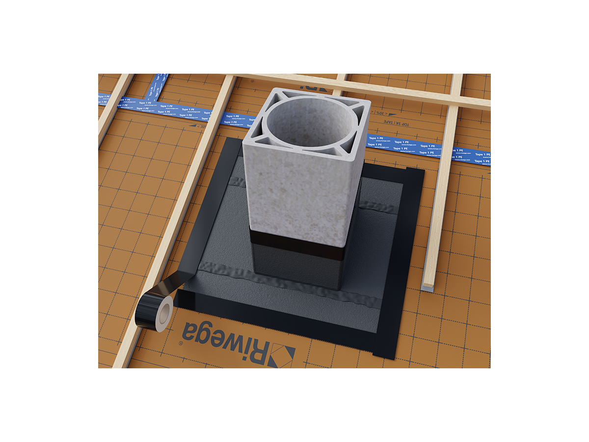 Riwega USB Coll Fire B ruban adhésif - 60 mm, 10 m/rouleau (10 unité/carton)
