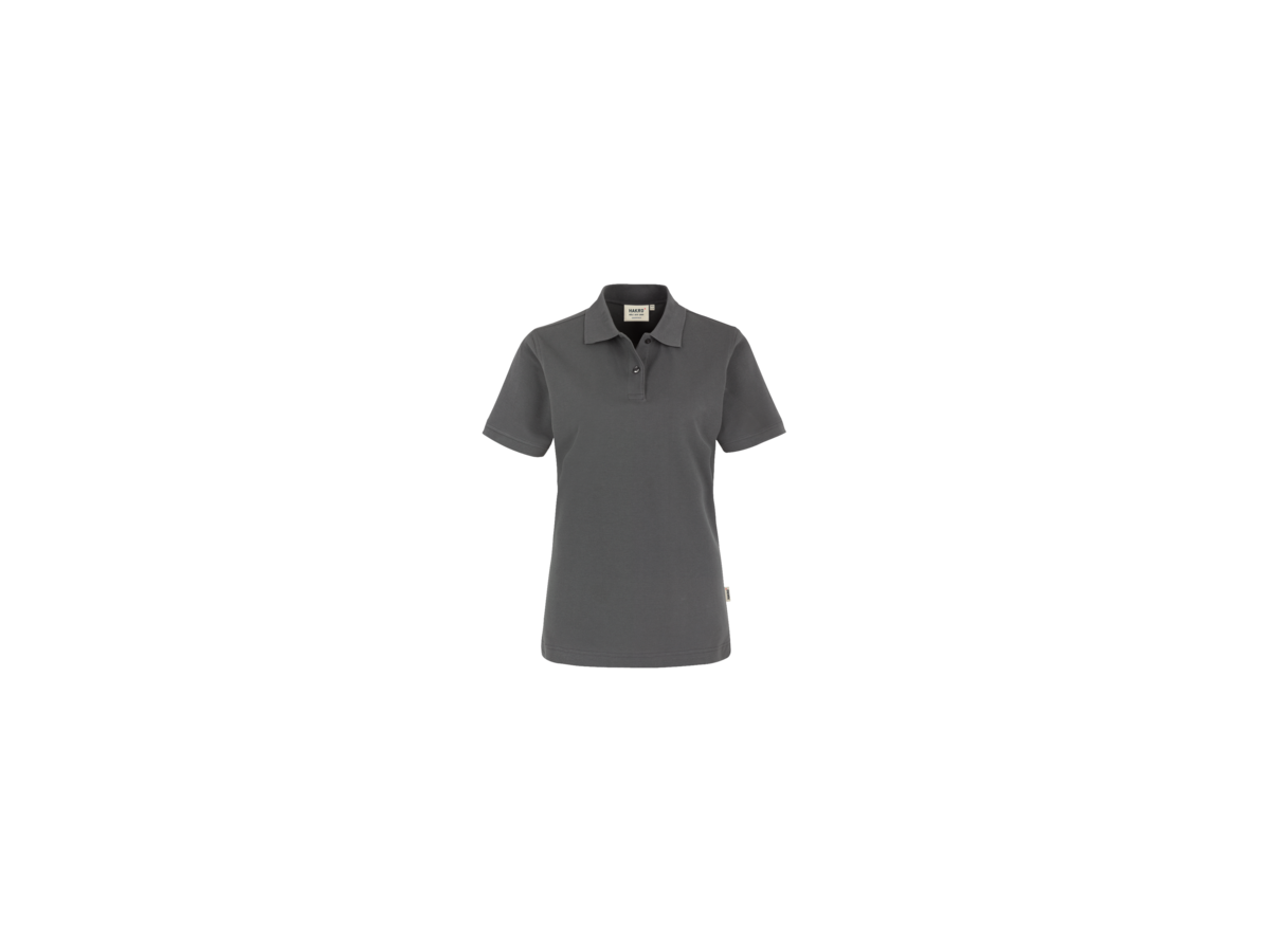 Damen-Poloshirt Top Gr. L, graphit - 100% Baumwolle, 200 g/m²