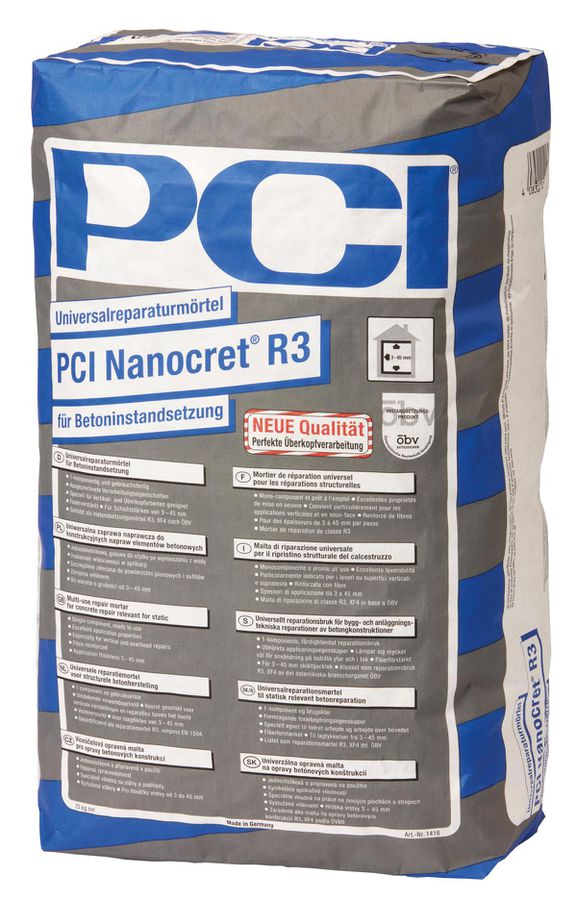 PCI Nanocret R3 Universalreparaturmörtel - für Betoninstandsetzung