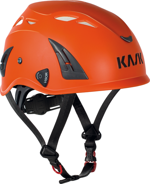 Kask-Helm Plasma AQ, orange - mit Verstellrad, EN 397 Kat. II