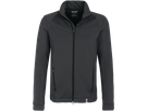 Tec-Jacke Gr. M, anthrazit - 52% Polyester, 38% Polyamid, 10% Elastha