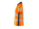 Polo-Shirt, Damenpassform, Gr. S ONE - hi-vis orange/schwarzblau, 50%PES/50%BW