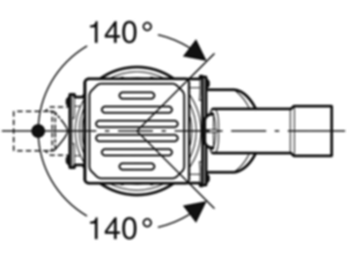 Geberit Bodenablauf VARINO - horizontal