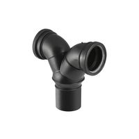Geberit-Silent Wandklosett-Doppelbogen - 90/90  180°