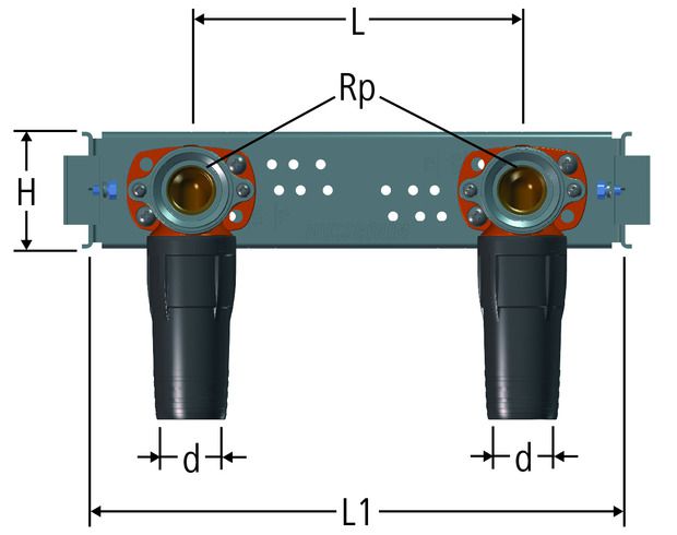 Optiflex-Flowpress-GIS-Modul - für Bad und Dusche