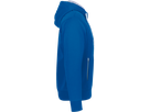 Kapuzenjacke Bonded L royalblau/silber - 55% Polyester, 45% Baumwolle, 340 g/m²
