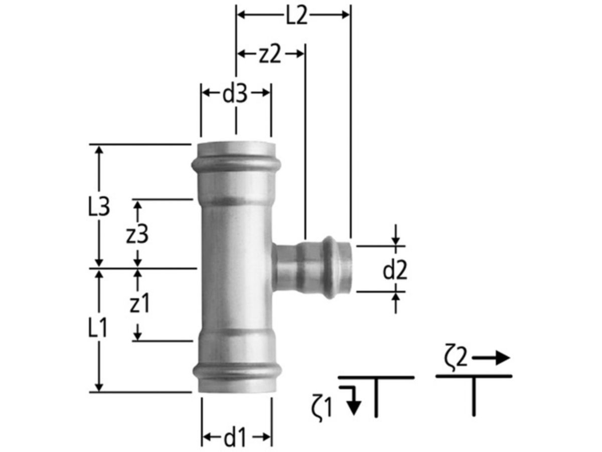 Optipress-Therm T-Stück
