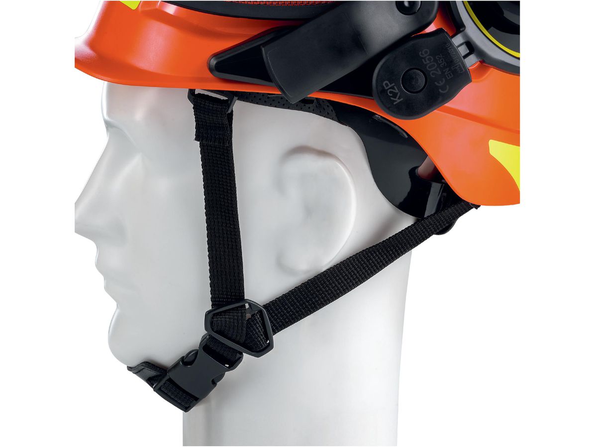 UVEX pheos forestry Schutzhelm orange - mit Metallvisier und Gehörschutz