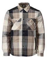 Hemd aus Flanell, kariert Gr. 2XL - sandbeige 60% Baumwolle/40% Polyester