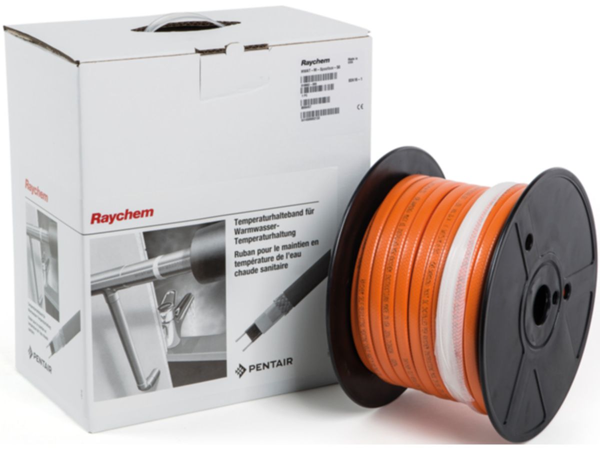 Temperaturhalteband RAYCHEM selbstreg. - HWAT-M-SPOOLBOX-50m  9W/m bei 55°C