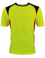 Tapio Expert Coolmax T-Shirt - gelb/rot/schwarz, 100% PES