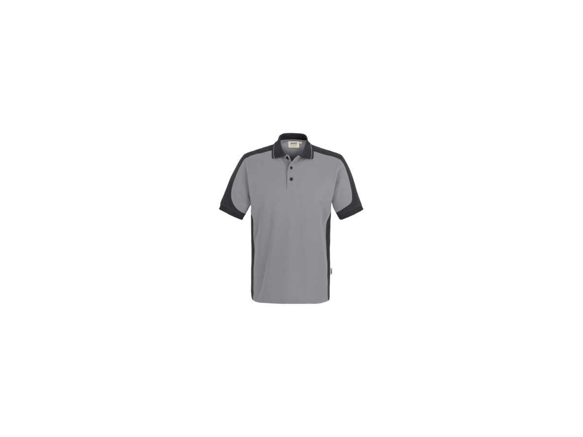 Poloshirt Contrast Perf. 6XL titan/anth. - 50% Baumwolle, 50% Polyester, 200 g/m²