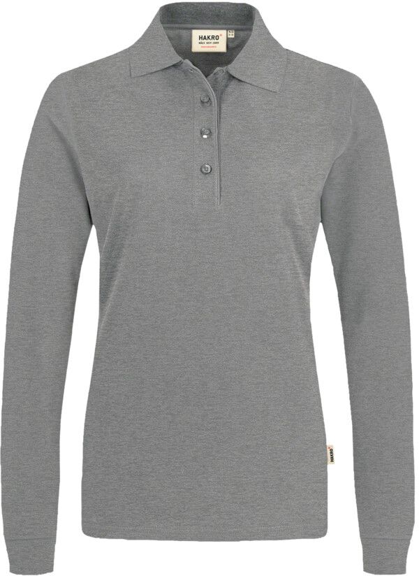 Poloshirt langärmelig Einlaufvorbehand. - 50 % Baumw. 50 % Polyester, Gr. XS-6XL