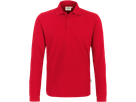 Longsleeve-Poloshirt Classic Gr. XS, rot - 100% Baumwolle, 220 g/m²