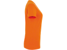Damen-V-Shirt Perf. Gr. 5XL, orange - 50% Baumwolle, 50% Polyester, 160 g/m²