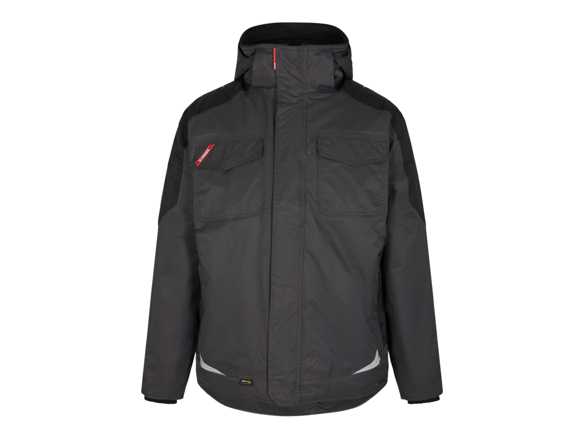 Galaxy Winterjacke Gr. XS - Anthrazitgrau/Schwarz, 100% Polyester