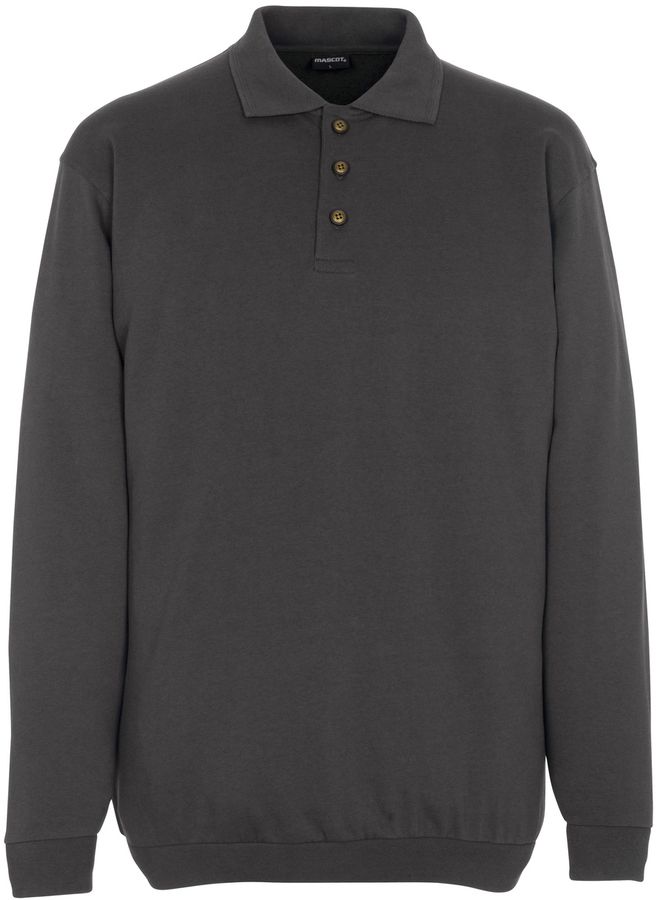 Trinidad Polo Sweatsh. dunk.anthr. Gr. S - 60% Baumwolle / 40% Polyester