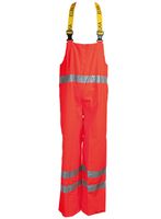 ELKA Latzhose EN ISO 20471 PU/Polyester - mit Reflexstreifen + Träger, 170g/m2