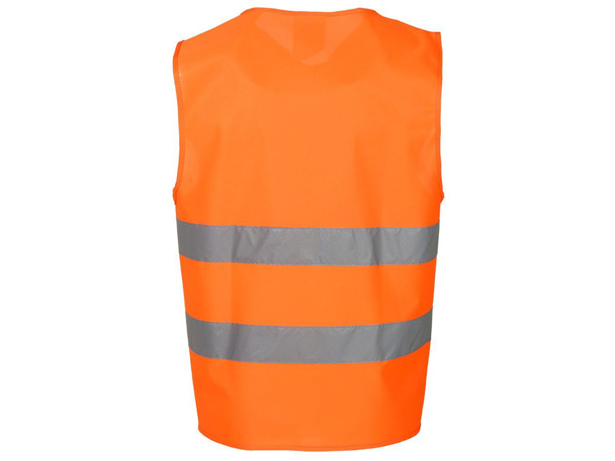 Warnweste aus Mischgewebe, Reflexstr. L - leuchtorange, EN 471