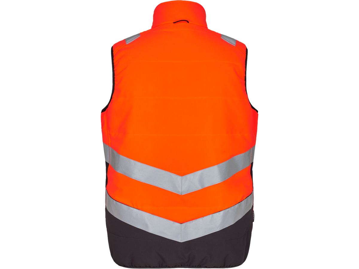 Safety Steppweste Gr. M - orange/anthrazit grau