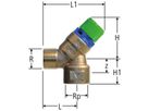 Membran-Sicherheitsventil Nr. 13000 - fix 6 bar eingestellt / bis 90 °C
