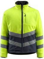 Fleecejacke Sheffield Gr. 2XL - hi-vis gelb/schwarz/blau