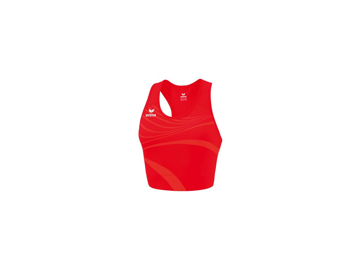 Racing Bra Damen - Farbe: rot, 84% Polyester, 16% Elasthan
