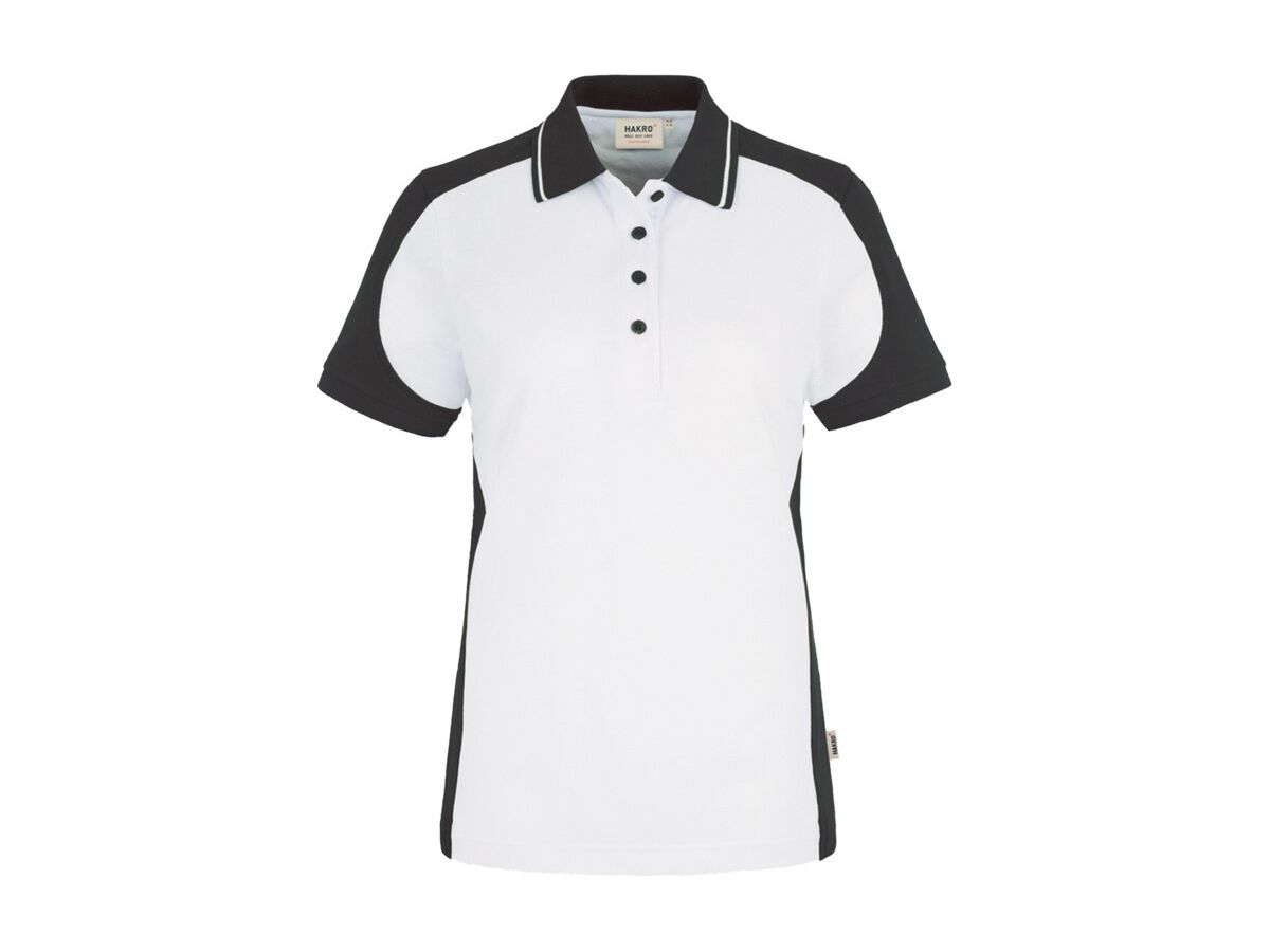 Damen-Poloshirt Contrast Performance - 50% Baumwolle, 50% Polyester, 200 g/m²