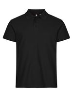 CLIQUE Basic Herren Polo-Shirt, Gr. 2XL - schwarz, 100% Baumwolle, 190 g/m2
