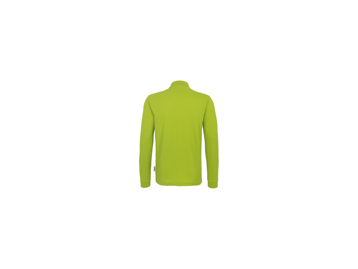 Longsleeve-Poloshirt Perf. Gr. 4XL, kiwi - 50% Baumwolle, 50% Polyester, 220 g/m²