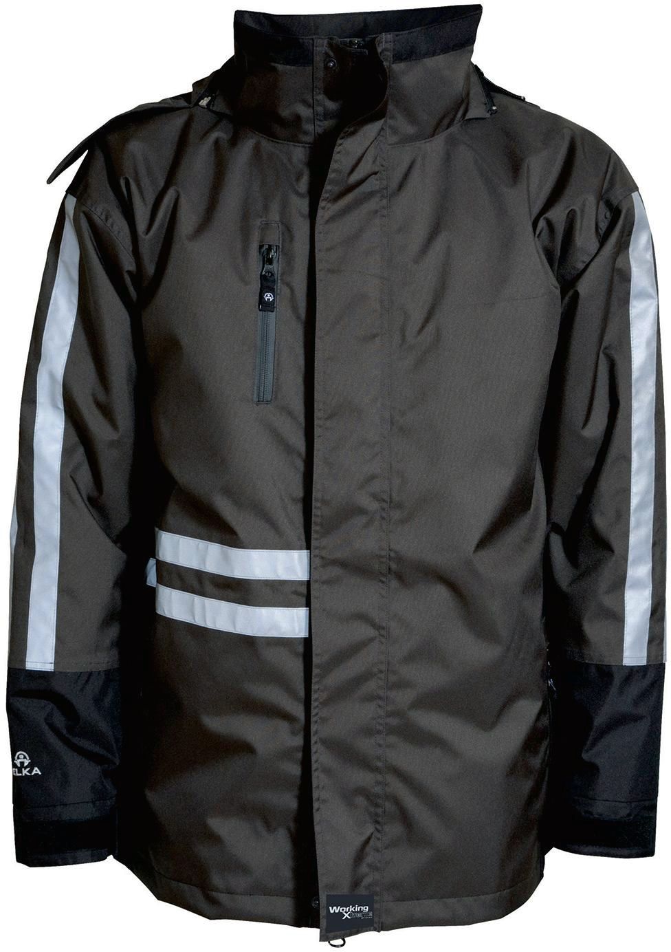 ELKA 2-in-1 Winterregenjacke, Anthrazit - 100% Polyester,Teflon beschichtet,Gr.2XL