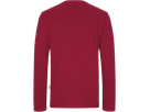 Longsleeve Performance Gr. 3XL, weinrot - 50% Baumwolle, 50% Polyester, 190 g/m²