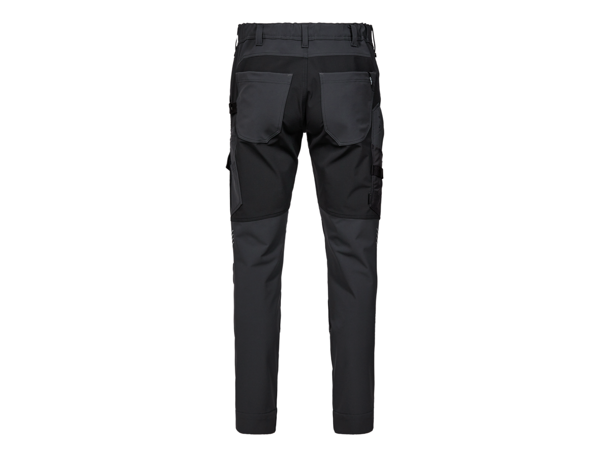 ENTIRE Arbeitshose Gr. 36 - Anthrazitgrau/Schwarz, 4-Wege-Stretch
