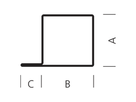 Profilstahlrohr Forster Nr.  32.851 - 50/50/20/1.5 mm