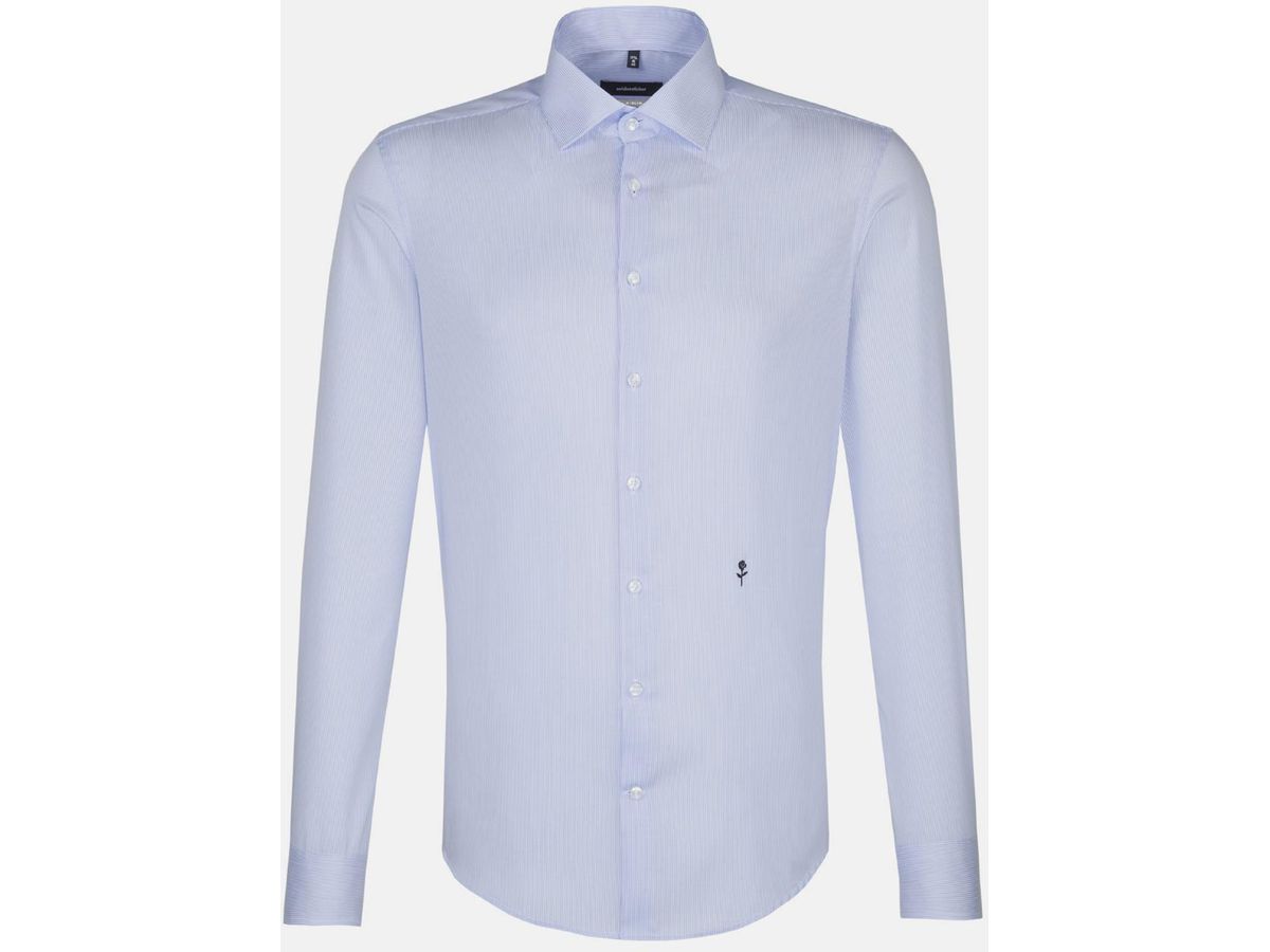 Kent Business Hemd MEN gewebt Gr. 37 - blau, 100% CO