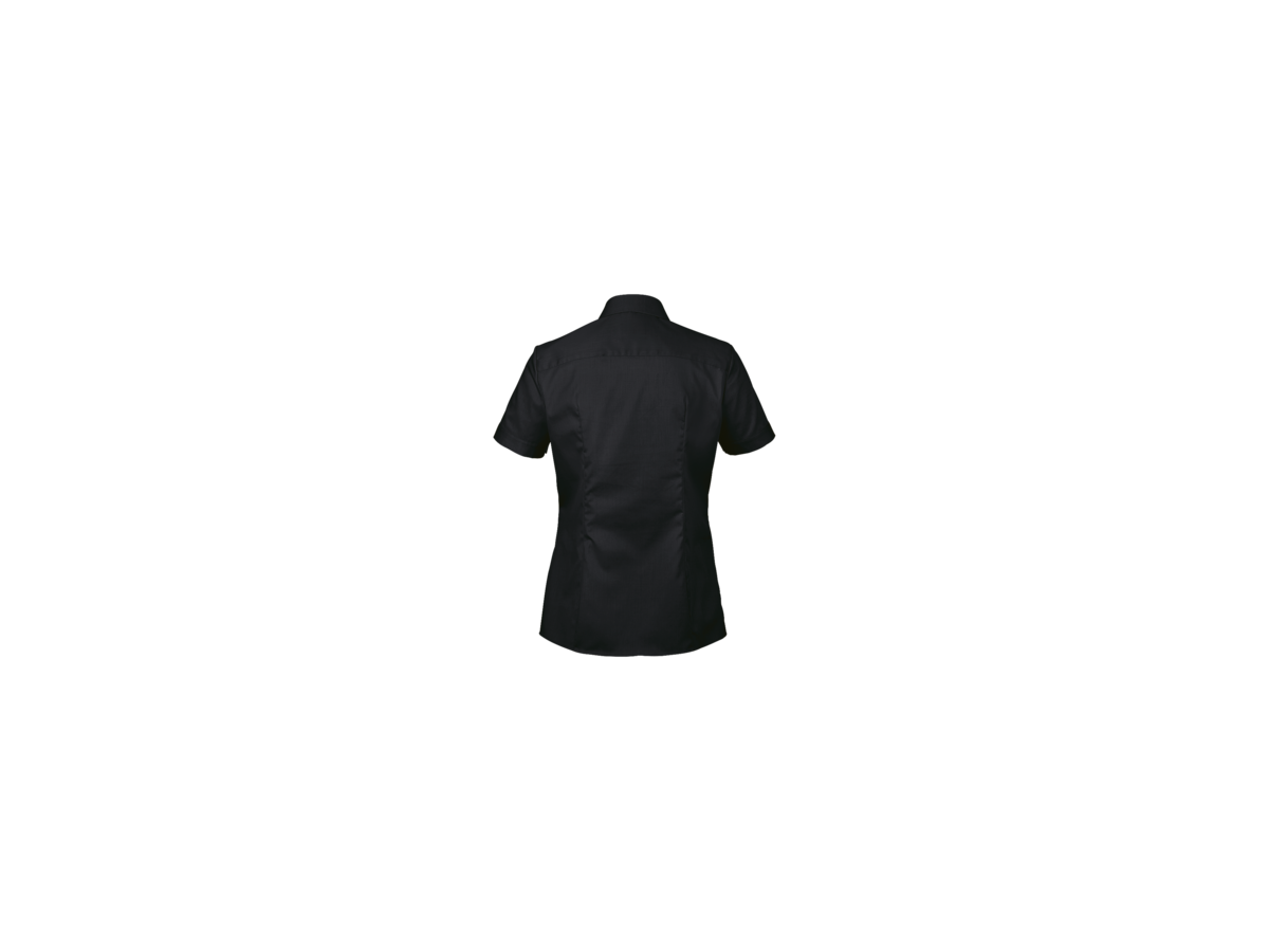 Bluse ½-Arm Business Gr. L, schwarz - 100% Baumwolle, 120 g/m²