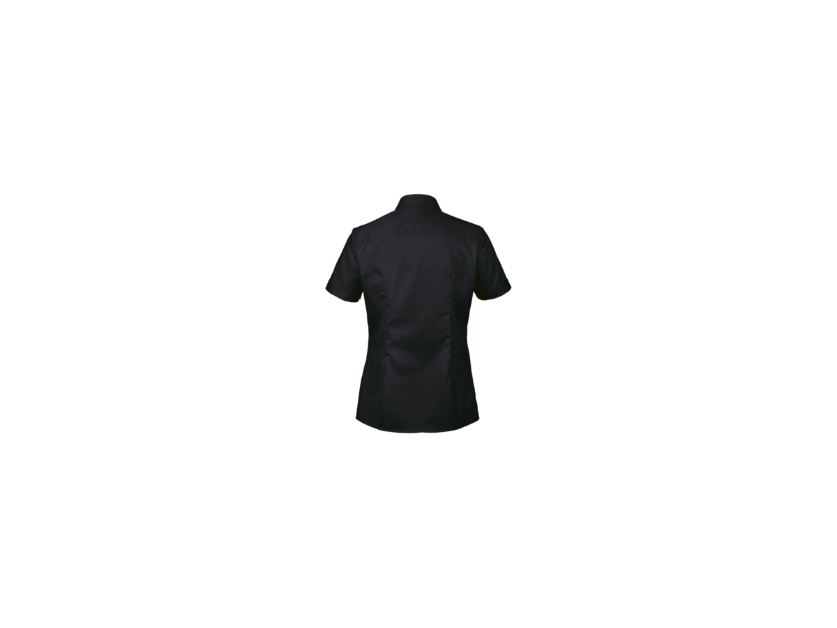 Bluse ½-Arm Business Gr. XS, schwarz - 100% Baumwolle, 120 g/m²