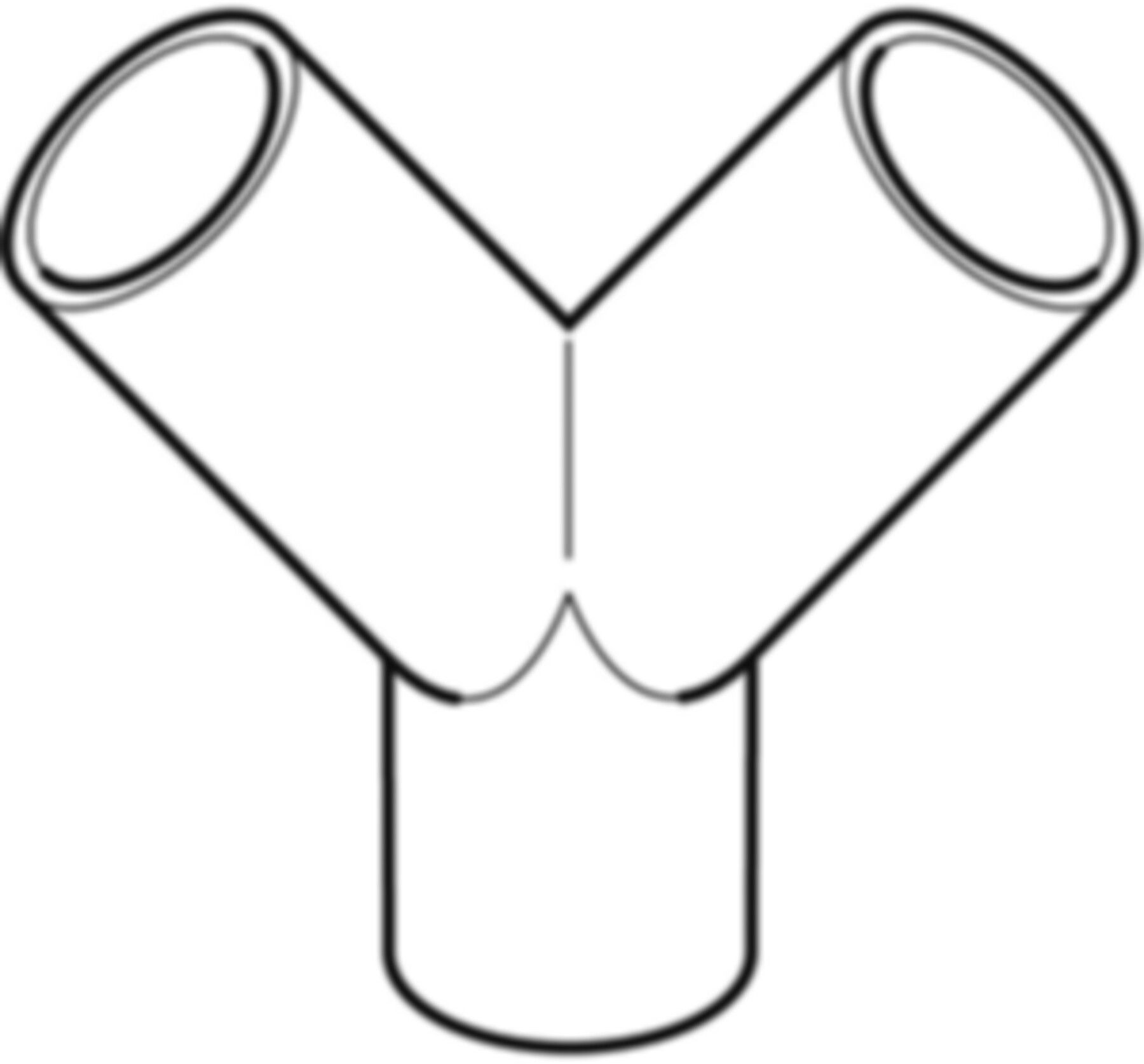 Geberit PE Hosen-T 60°