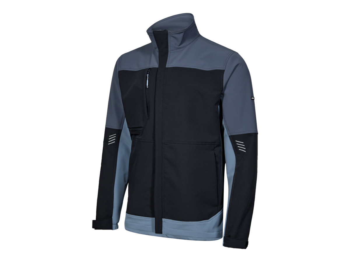 ENTIRE Arbeitsjacke Gr. L - Deep Blue/Dark Sea, 4-Wege-Stretch