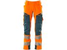 Hose mit Knietaschen, Strech - 88% PES / 12% EOL, 275 g/m2