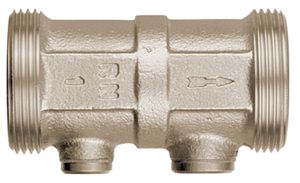 Rückflussverhinderer PN 16 Nussbaum - für Wasser bis 90°C Nr. 15010