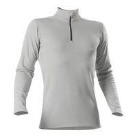 Roll-Shirt zip, Langarm mit Stehkragen - 26% PBT