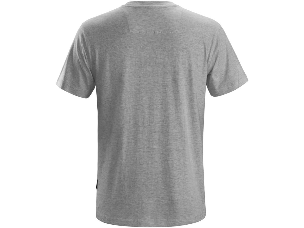 T-Shirt Classic, Gr. L - grau-meliert