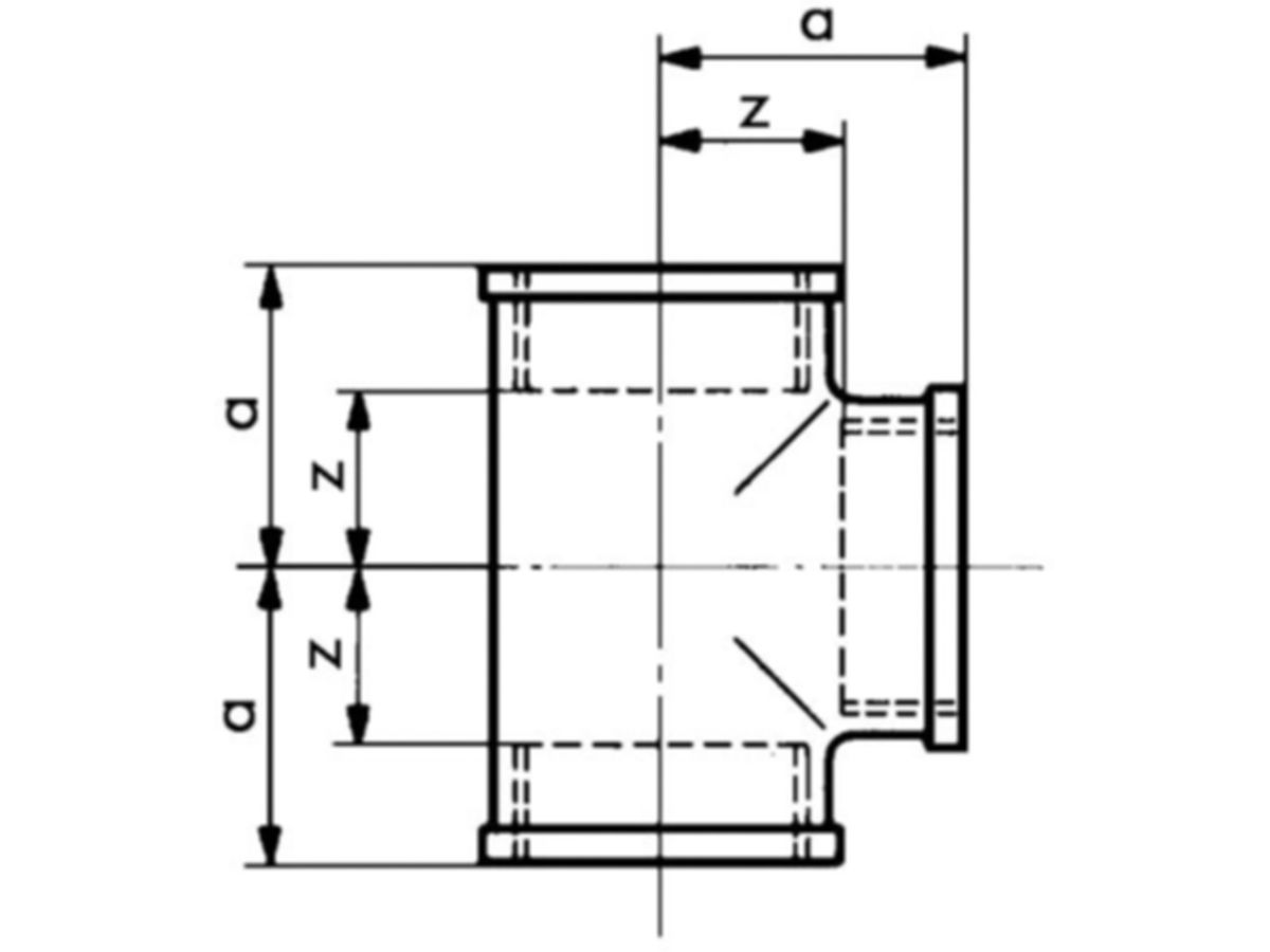 T-Stücke egal +GF+ Serie 8000
