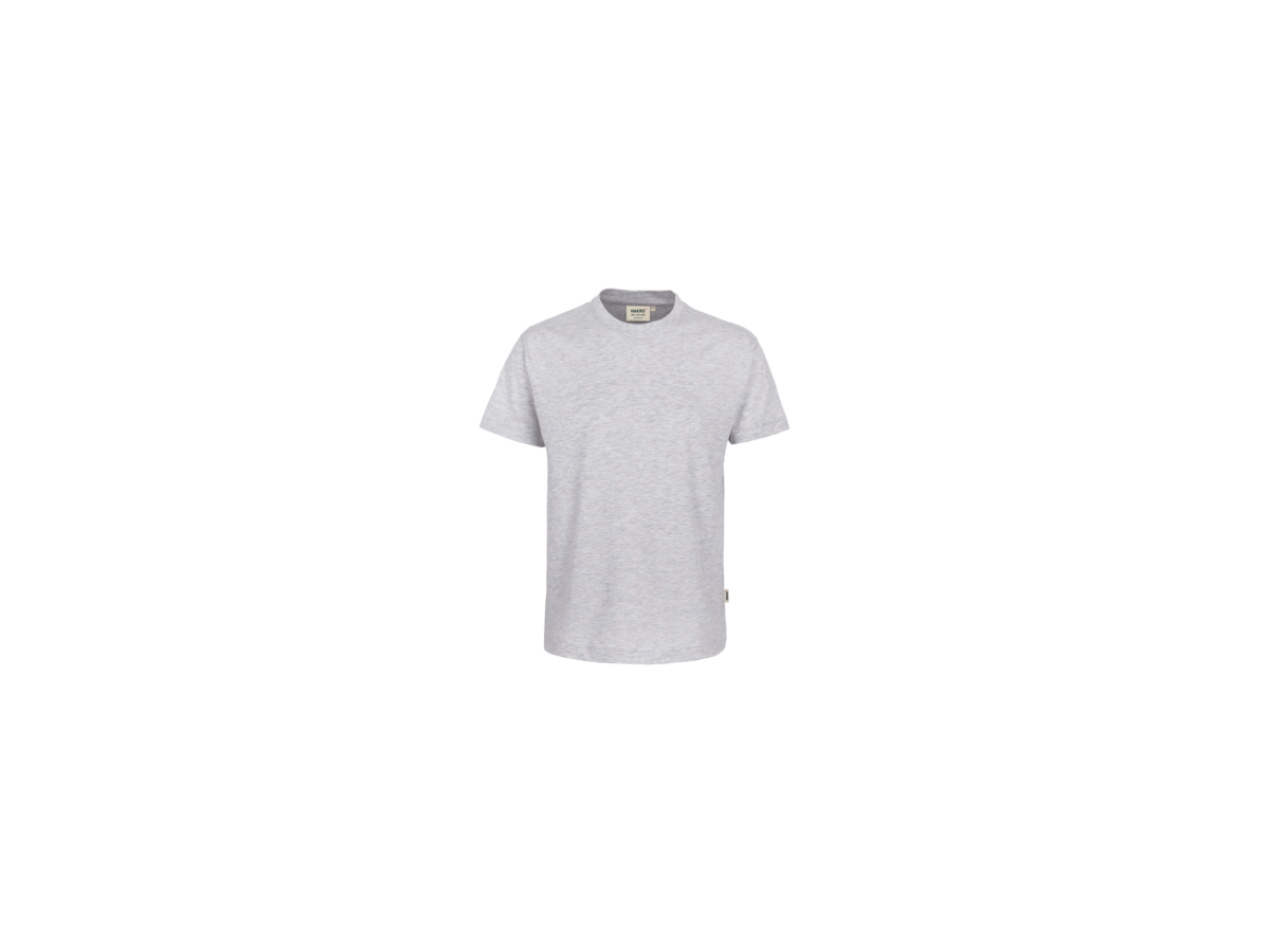 T-Shirt Heavy Gr. L, ash meliert - 98% Baumwolle, 2% Viscose, 190 g/m²