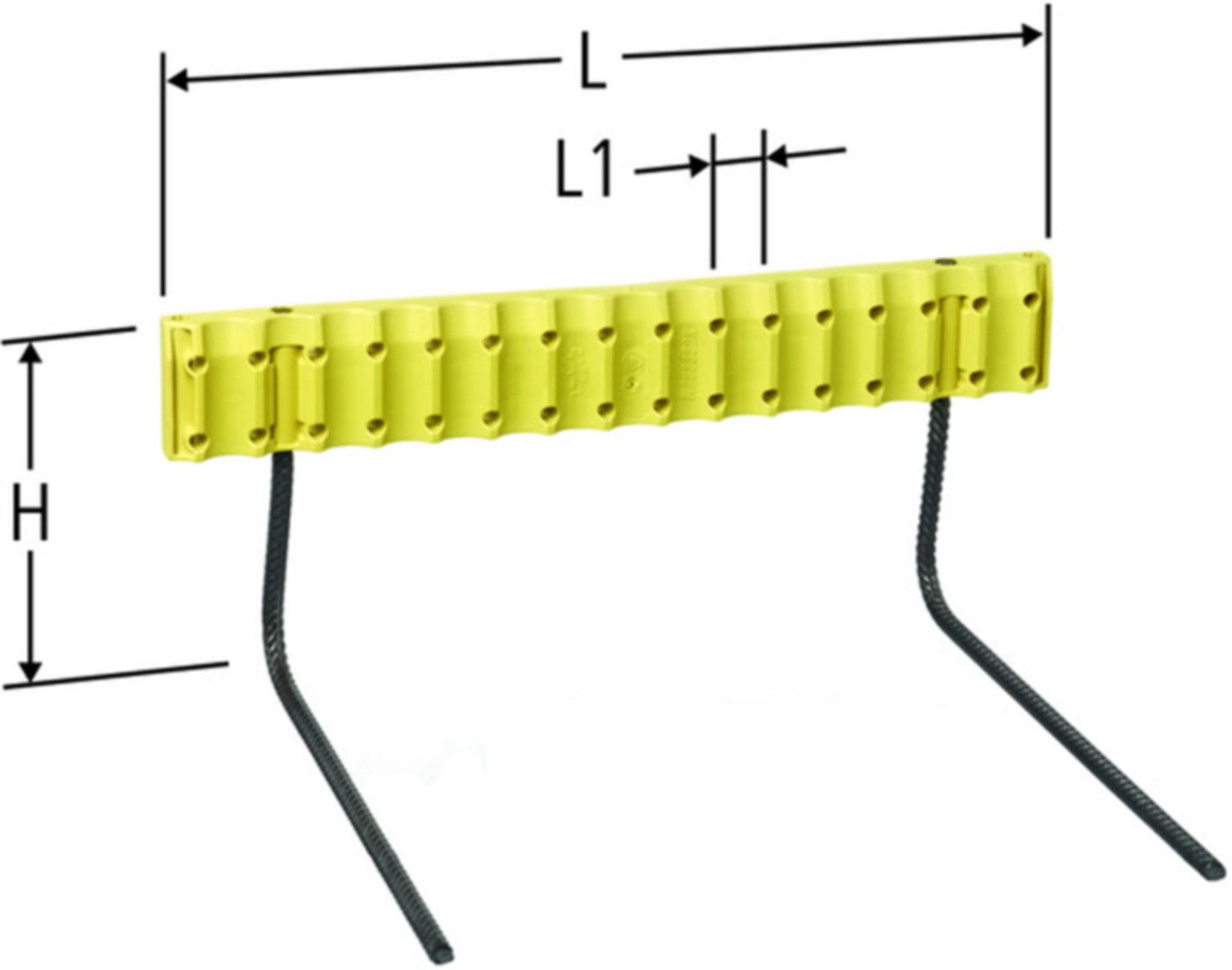 Optiflex Mehrfach-Rohrstütze