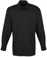 Pilot Shirt Longsleeve - 65% PES / 35% CO, 105 g/m2