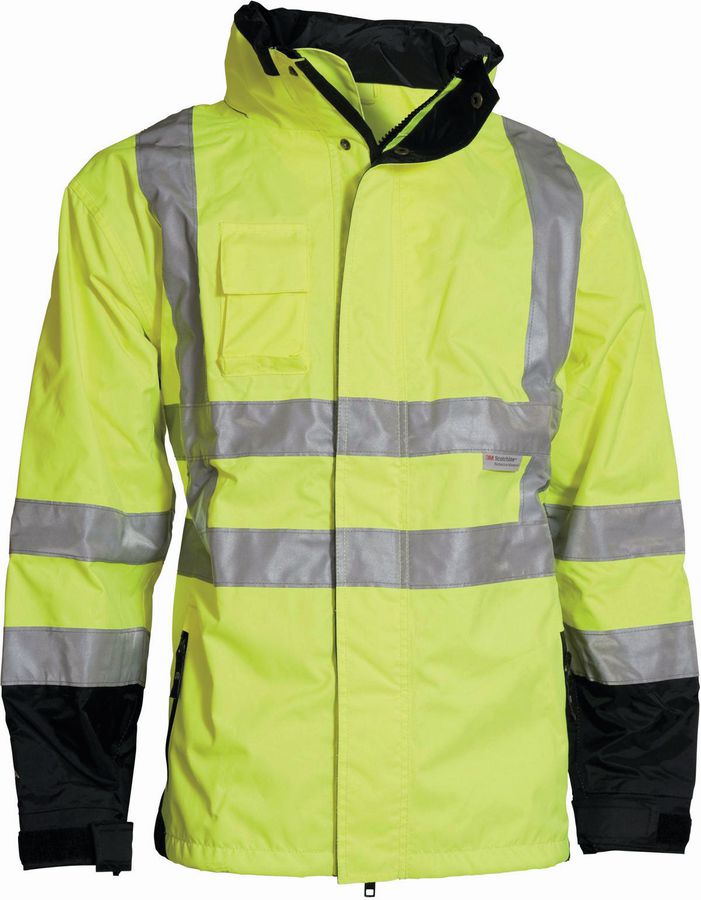 ELKA 2-in-1 Visible Xtreme Jacke gelb/ma - 100% Polyester,Teflon beschichtet, Gr.XL